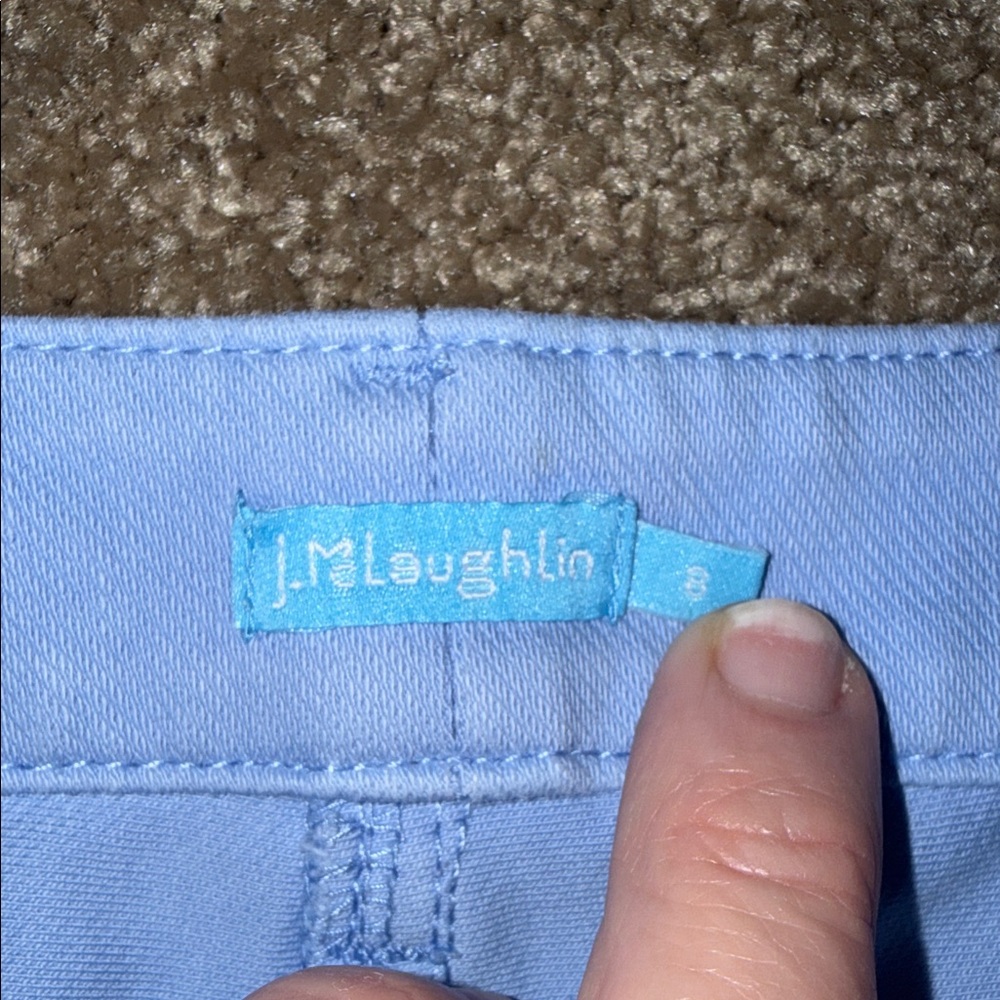 J McLaughlin Blue Periwinkle Straight Leg Women's Jeans - size 8. O - Picture 2 of 7